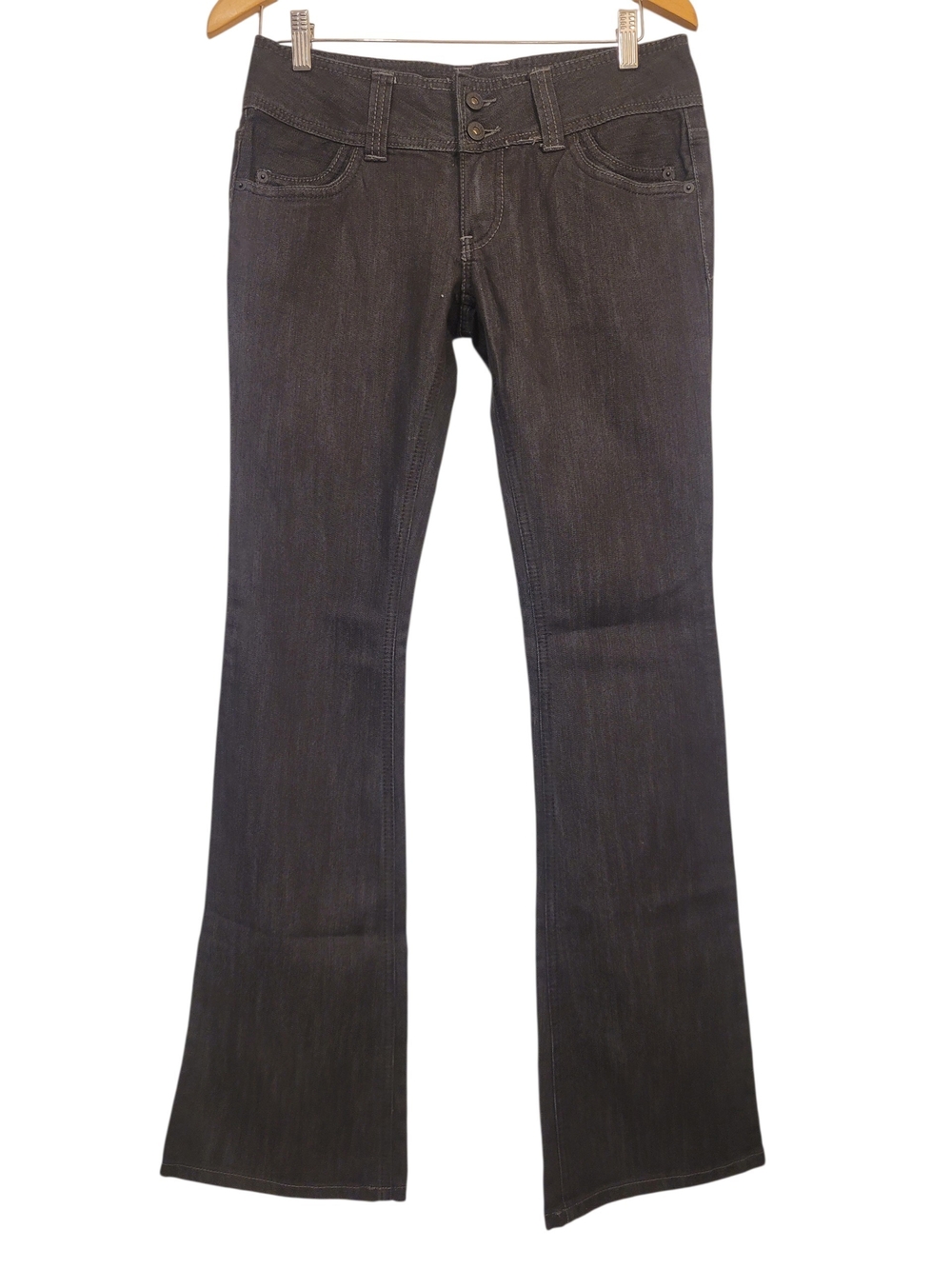 Women's Guess Dark Gray Bootcut Jeans - Classic Stretch Denim